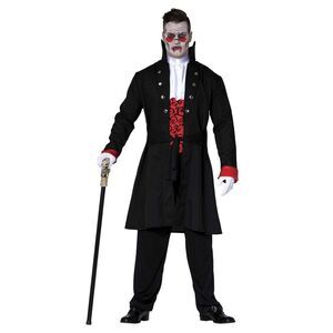 Fiestas Guirca Mens Vampire Costume Set / Black/Red